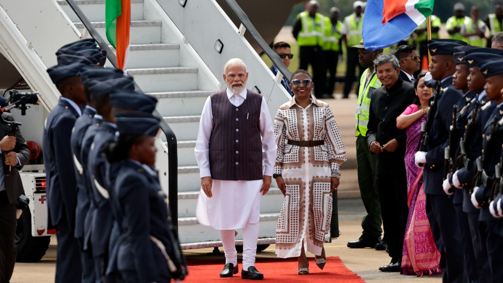 With Trump skipping G20 Summit, Modi arrives in South Africa   